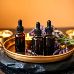 Aromatherapy essential oils used at our spa in Manikonda, Hyderabad